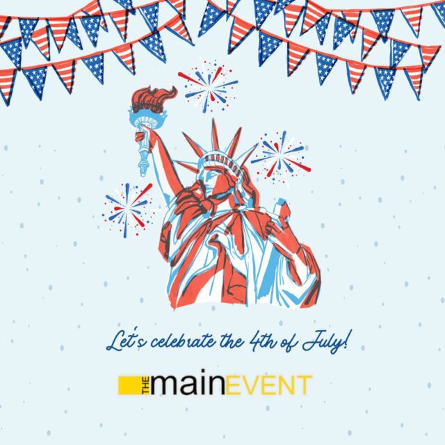 🇺🇸 Happy 4th of July from The Main Event! 🎆

Celebrate freedom, fun, and fireworks with us! Whether you're hosting a backyard BBQ, a grand party, or an intimate gathering, we're here to make your next event unforgettable. From DJs and photo booths to games and custom decor, we've got everything you need for an epic celebration. Enjoy the day and let's make some memories! 🎉🇺🇸 #4thofJuly #CelebrateWithTME